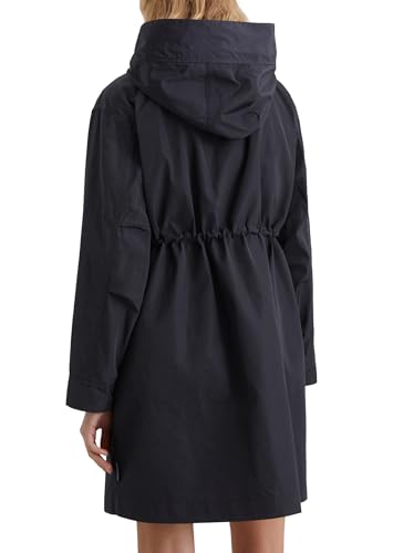 Parka à capuche hydrofuge bleu Marc O'Polo Denim manteau déperlant femme L - 4