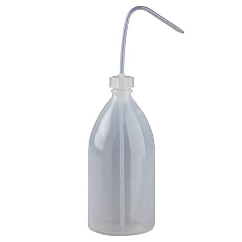 24 x 1000ml rund natur aus LDPE inkl. Schraubverschluss mit Steigrohr (Spritzverschluss), Laborflasche, Enghals, Dosierflasche, Dosierflaschen***