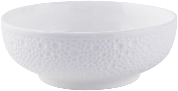 Pearl Relief Small Soup Bowl Rice Noodle Household Tableware Ceramic Large Salad