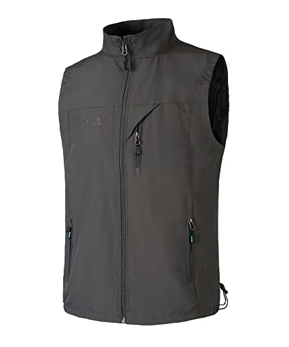 Btmpmcs Mens Outdoor Casual Gilets Quick Dry Fishing Vest Lightweight Sleeveless Jacket Breathable Photography Waistcoat Camping Hunting Top Utility Vest - Image 3