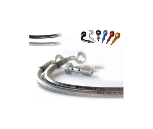 Durites frein aviation 750 VFR F II 94-97 avant inox alu 3002728