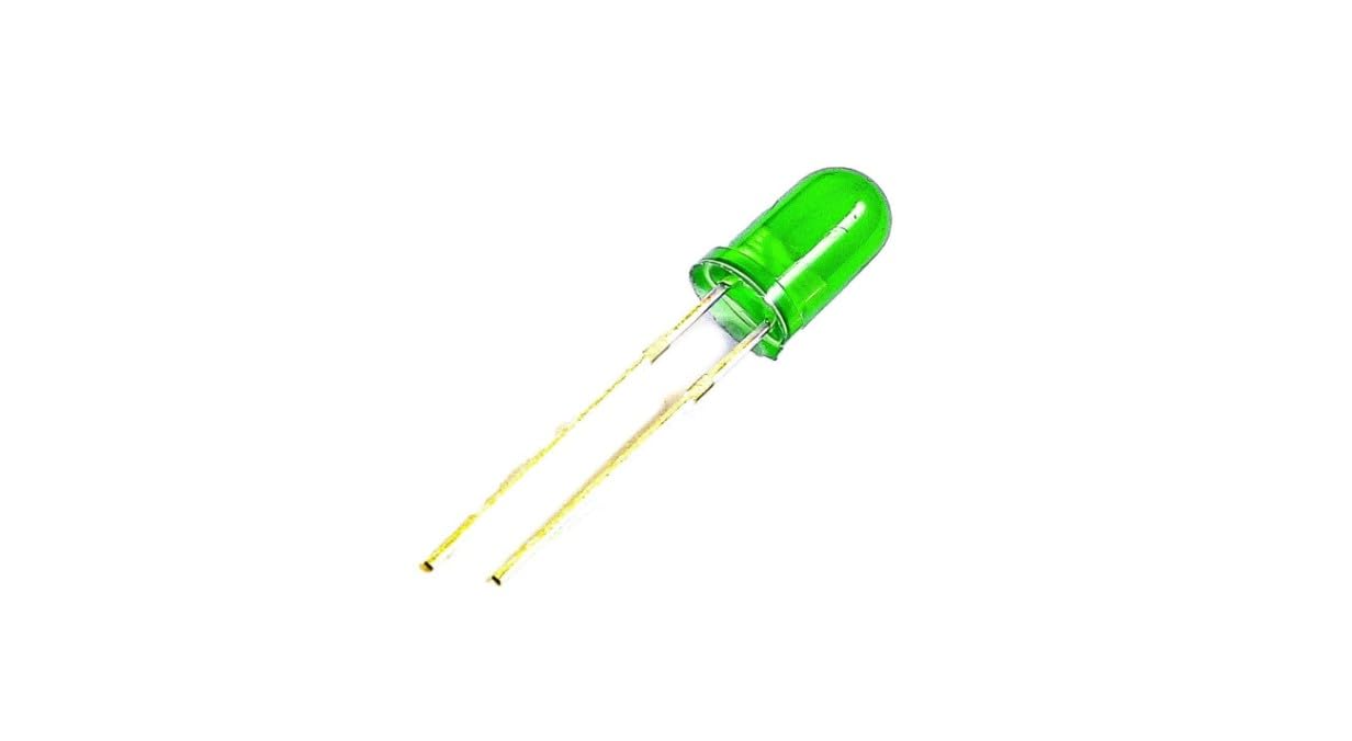 100pc 5mm Green Led Diffused Round Light Emitting Diodes 3-5v DC (Green in Green) Super Bright 5mm Round LED Green color in color for DIY Electronics Robotics Hobby Project and Educational Kits-image-15