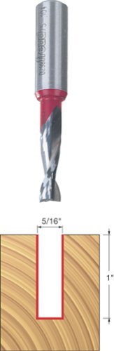 Freud 75-104 5/16-Inch Diameter 2-Flute Up Spiral Router Bit with 1/2-Inch Shank