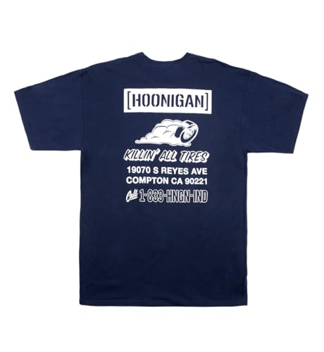 Hoonigan Store Short Sleeve Tee Navy/XL