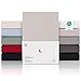 Produktbild Blumtal® Premium Topper Spannbettlaken 180x200 cm Jersey - Oeko-TEX zertifiziertes Spannbettlaken Topper 180x200 Baumwolle - Spannbettlaken 180x200cm Topper/Bettlaken Topper 180x200/Topper Bezug Grau