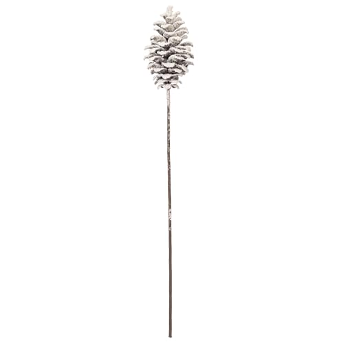Vickerman 31" Grand Glitter Artificial Snow Pinecone Spray, 2 per Bag.