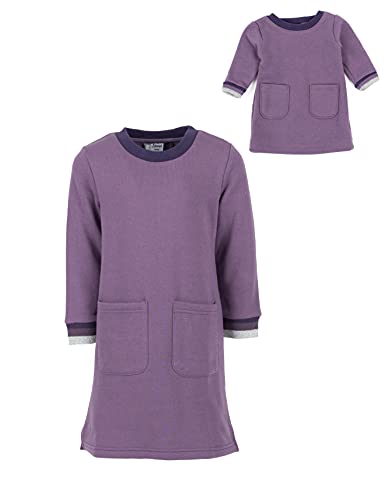 Leveret Kids & Toddler Uniform Matching Girls & Doll Sweatshirt Dress Variety of Styles (Size 2-14 Years)2