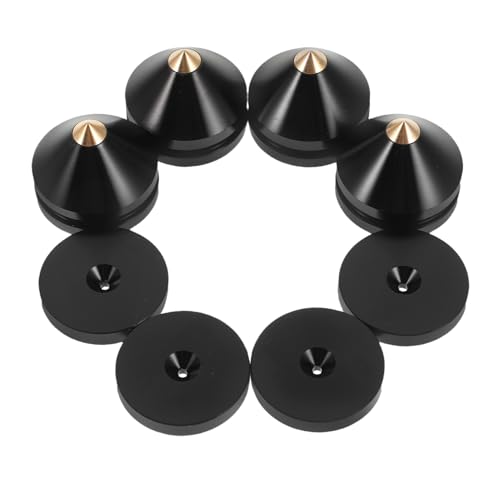4 Sets Speaker Feet: Anti-Vibration Speaker Isolation Pads - Shockproof Feet for Amplifiers Loudspeakers Stereo Receivers and Audio Equipment