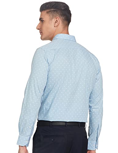 Image of Diverse Men's Cotton Printed Full Sleeve Regular Formal Shirt