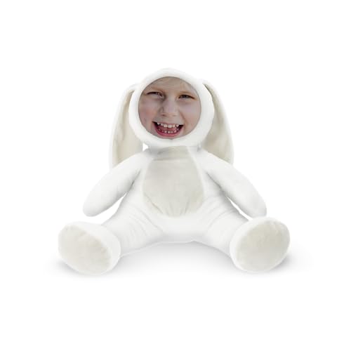 your surprise Personalisierte Kuscheltier mit Gesicht Foto - Kuscheltier mit Foto Bedrucken lustige Geschenke für männer und lustige Geschenke für Frauen (20 cm)