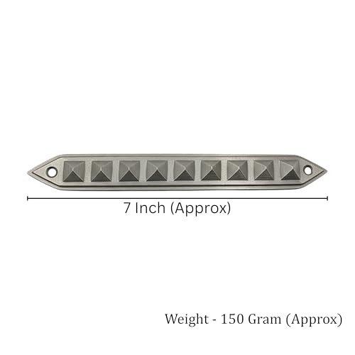 Image of Lead 9 Pyramid Strip |Size- 7Inch Approx |Weight of 1 Pyramid Strip- 150gm Approx |Strip with Pyramid Design for Correcting Corner | Home & Spritual Decor | Vastu Remedy Tool | Pack of 3