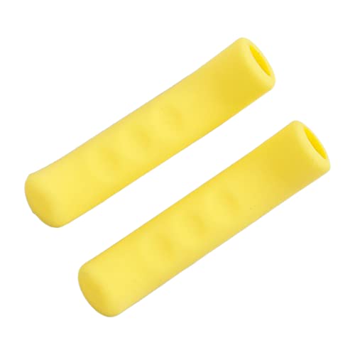 Haibinsuo 1 Paire Couvre-guidons Bonne poignée de ténacité Couvre Les Freins de vélo de Montagne Accessoires utiles Jaune Cover