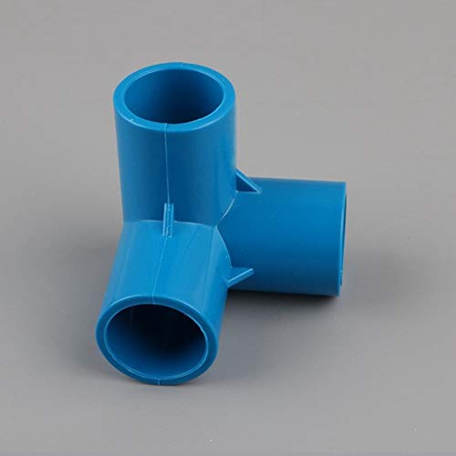 20mm 16pcs plástico PVC Manguera tee Conector del Adaptador de tubería de riego de jardín de riego de 3 vías Conjunto for Piezas de Tubo Herramientas