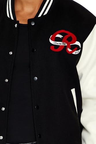 Forever 21 Men's Horseshoe Varsity Bomber Jacket3