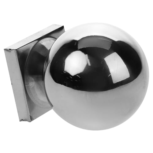 FIXOSHEE Edelstahl Kugel Fassung Für Treppengeländer Postkappe Mit Sicherer Kugelbasis Zaunzubehör Für Tore Und Geländer