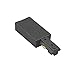 WAC Lighting, H Track Live End Connector in Black