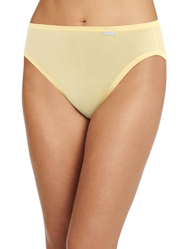 Image of Jockey Women's Underwear Elance French Cut - 3 Pack, Light Yellow /Ditsy Daisy /Blue Stardust, 5