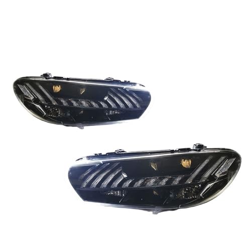 Car Headlights For VW Scirocco 09-17 Auto Headlamp Assembly Upgrade Projector Lens Accessories Kit(Left hand drive/Xenon)
