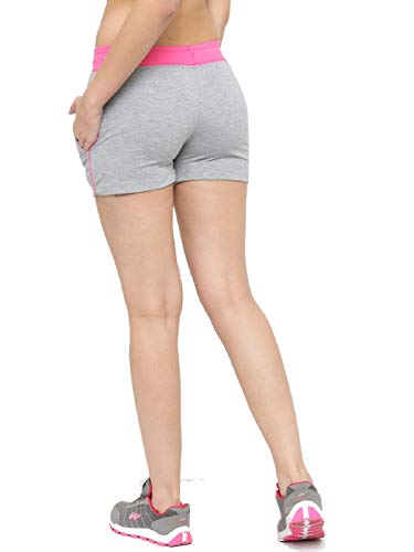 Image of UZARUS Women's Cotton Sports Gym Causal Shorts - Pack of 2