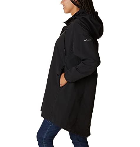 Columbia Women's Day Trippin' Ii Long Jacket, Black, X-Large #TOP2