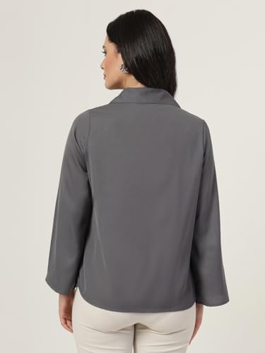 Image of Style Quotient Women Solid Regular Fit Shirt