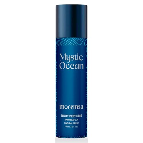 Image of Mocemsa Mystic Ocean Pour Homme Body Perfume for Men | Fresh Marine & Aquatic Fragrance | Long-Lasting No Gas Deodorant | Everyday Office & Summer Scent | Premium Men's Body Spray | 150ml