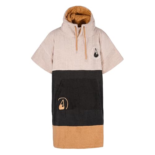 WAVE HAWAII Bade-Poncho Damen & Herren Soul, Größe M, 160-190cm, 100% Baumwolle Surf-Poncho für Erwachsene, Frottee-Handtuch mit hoher Wasserabsorption, Umziehhilfe Strand Erwachsene