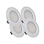 LEDLUX, 4 stuks, mini-led-inbouwspots, rond, smal, 3 W, DC 12 V, 24 V, boring 50 mm, spots voor keuken, badkamer, camper (zilver, 6000 K LEDLUX, 4 stuks, mini-led-inbouwspots, rond, smal, 3 W, DC 12 V, 24 V, boring 50 mm, spots voor keuken, badkamer, camper (zilver, 6000 K