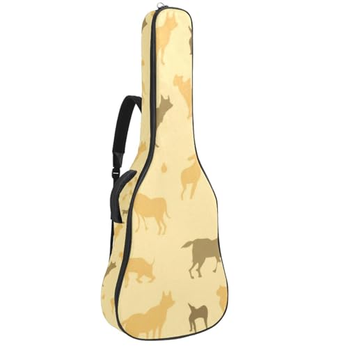 Sac pour guitare étanche avec grand compartiment de rangement pour partitions