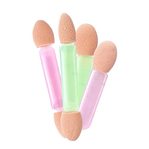 SOESFOUFU Sponge Makeup Tools Set 8pcs Double-sided Eyeshadow Stick Eyeshadow Brush Sponge Applicator Accessories Random Color