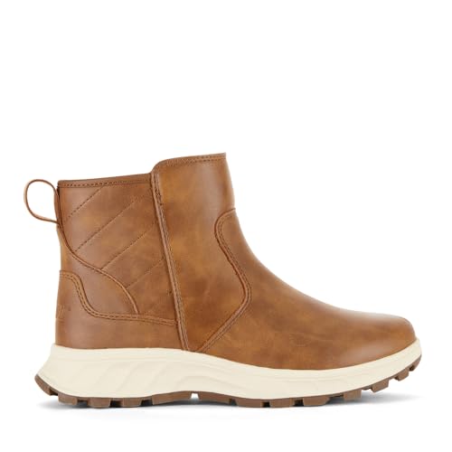 Khombu Womens Dusk Boots, Brown, 7M