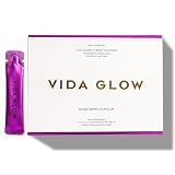Vida Glow Collagene liquido Advance, doppia dose di collagene marino naturale e complesso antiossidante aggiunto per affrontare l'invecchiamento della pelle, collagene liquido pronto al consumo,