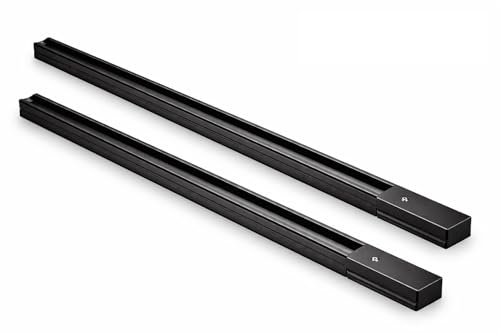 Image of JACKAL 1 Meter Length (3FT) LED Track /Track line /Trackway /Track Rail for Track Light (Black Body) Pack of 2 - Compatible with All Watts Track Lights