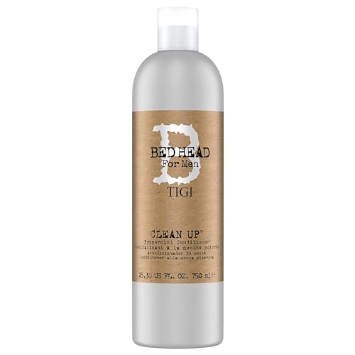 Bed Head for Men de TIGI Bed Head Hair Care Clean Up Peppermint Conditioner - Soin stimulant pour tous types de cheveux 750ml