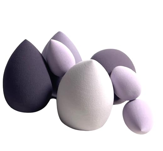 Miniatura 2 de rynn&rae Juego de esponjas de maquillaje sin látex, 7 unidsfrasco, mezcladores de belleza, maquillaje para base, esponja líquida en crema, en