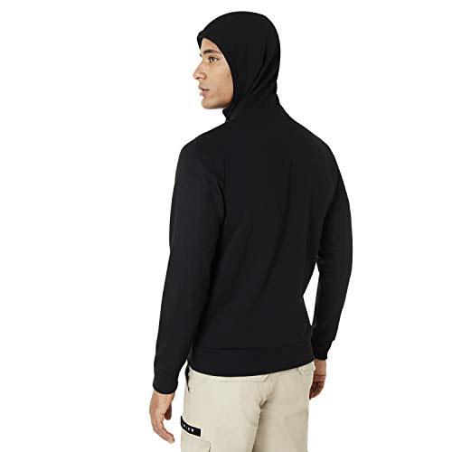 Oakley Mens Bark Fz Hoodie Sweatshirt, Blackout, Medium Us #TOP2