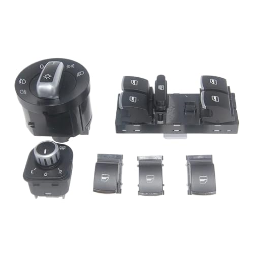 Kit de 6 interrupteurs de vitre et phares compatible avec modèles CC