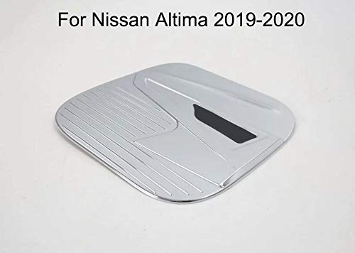 Yingchi Chrome Car Fuel Gas Tank Cap Cover Gas Door Cover Trim Emblems for Nissan Altima 2019-2020 2021 2022 2023 2024