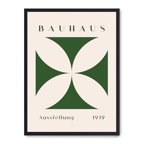 Alexandrehouse Quadro Bauhaus Green Flower