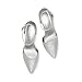 DREAM PAIRS Women's Oppointed-Lacey Silver Glitter Fashion Dress High Heel Pointed Toe Wedding Pumps Shoes Size 6 M US