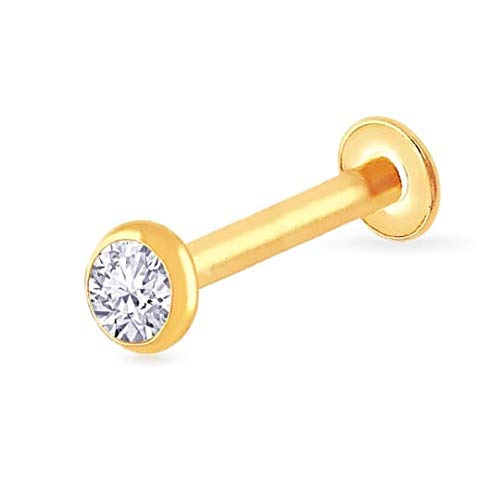 Premokshi 14Kt Pure Yellow Gold Nose pin For Women and Girl (2.50mm Diameter) (B08MKJTQS9) Amazon Price History, Amazon Price Tracker