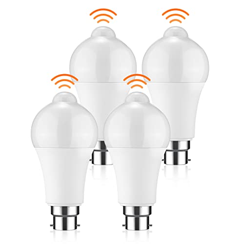 TIMIOTC B22 Smart Motion Sensor Light Bulb - 4 Pack