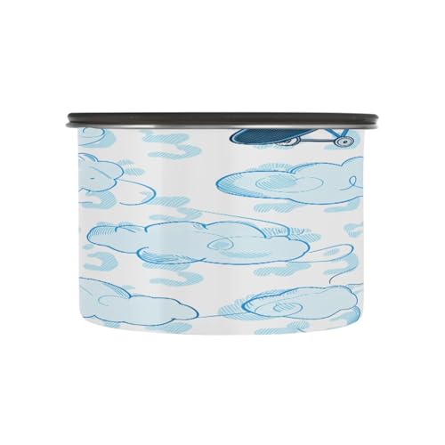 Contenedor hermético para café Qilmy 500ml acero inoxidable