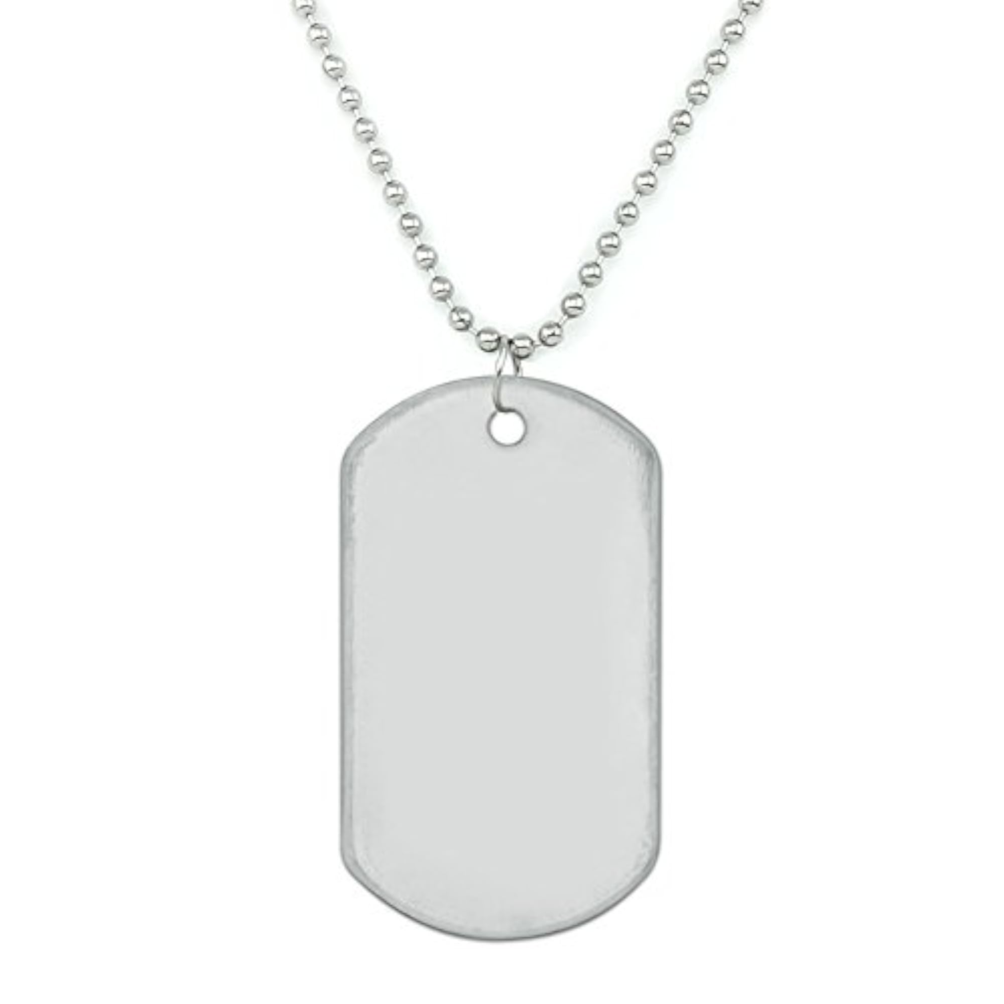 Shelby Cobra Logo Military Dog Tag Pendant Necklace