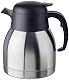 APS 10910 Isolierkanne „Classic“, 1 Liter, Kaffeekanne mit Drehverschluss, Ø 14 cm, H: 19 cm, doppelwandiger Edelstahl, für heiße und kalte Getränke, nicht spülmaschinengeeignet, ca. 8 Tassen