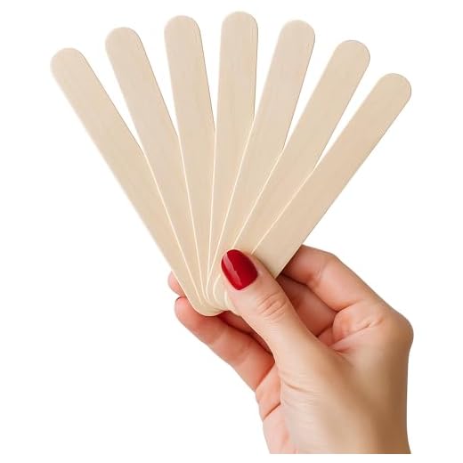 Belle Vous Verschiedene Holzspatel Waxing (500Stk) - Einweg Kosmetik Spatel zur Haarentfernung - Holzstäbchen Klein, Mittel und Groß zum Waxing & Haarentfernung an Augenbrauen, Gesicht, Körper, Beine