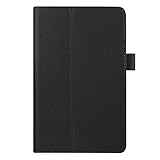 for Amazon All-New Kindle Fire 7 (12th Generation,2022 Release) Smart Cover, Ultra Slim Lightweight Folio Stand Auto Sleep/Wake Up Leather Case for New Fire HD7 12th Gen 2022 (Li-Black)