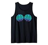Mermaid Sea Shell Bra Costume Tank Top
