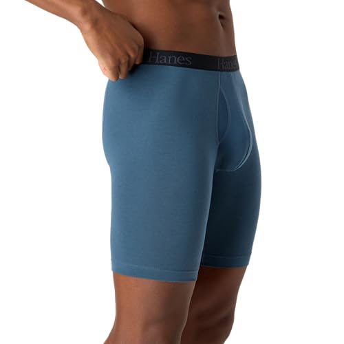Image of Hanes Men's Total Support Pouch Men's Boxer Brief Underwear, Anti-chafing, Moisture-wicking Odor Control, 3-pack
