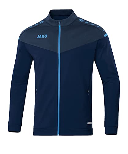 JAKO Herren Polyesterjacke Champ 2.0, Marine/Darkblue/Skyblue, S
